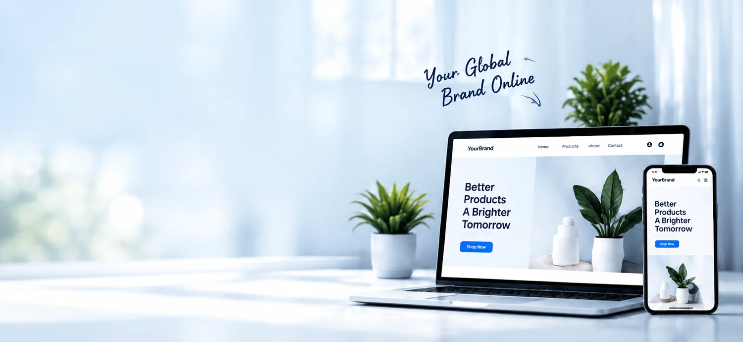笔记本电脑和手机展示品牌独立站,Your Global Brand Online